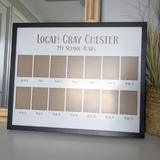 School Year Photo Frames - Wallet Sized Photos