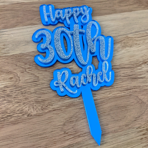 Cake Topper - Double Layer