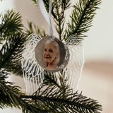 Memorial Angel Wings with printed photo