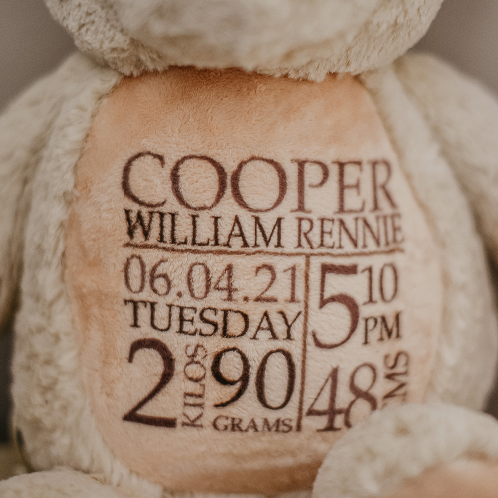 Teddy with best sale birth details