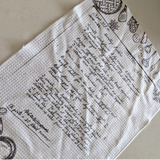 Teatowel Tea towel Personalised tea towel Grandma recipe Recipe Personalised recipe Recipe restoration Personalised tea towel Cook book restoration Kitchen tea Kitchen gift Cooking Cooking gift Cooking recipe Chef gift Christmas gift Mothers day Dessert Baking Secret recipe