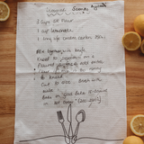Teatowel Tea towel Personalised tea towel Grandma recipe Recipe Personalised recipe Recipe restoration Personalised tea towel Cook book restoration Kitchen tea Kitchen gift Cooking Cooking gift Cooking recipe Chef gift Christmas gift Mothers day Dessert Baking Secret recipe