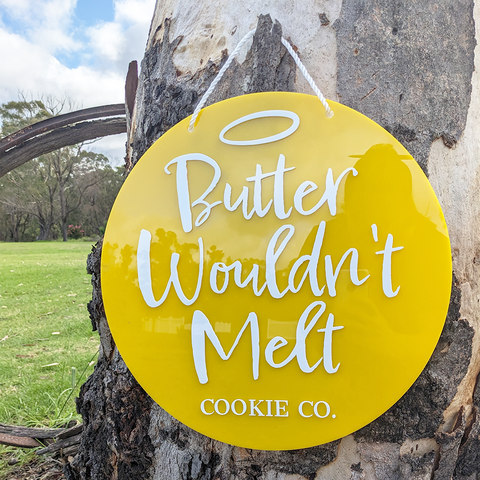 Business or Event Signage - Acrylic Circle
