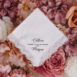 Handkerchief with Lace Border