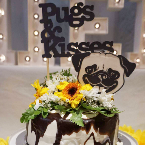 Cake Topper - Pug