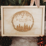 Christmas Box - Pine Tree Design