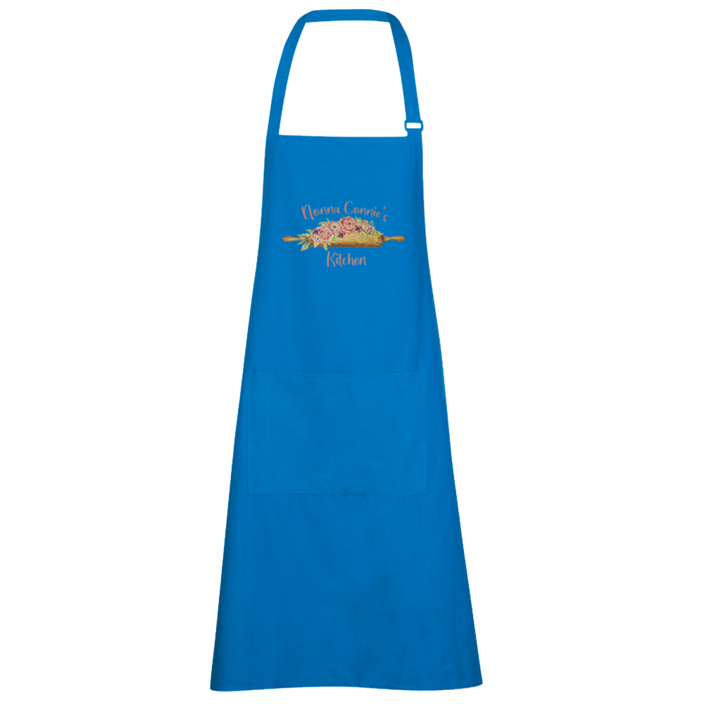 Adult Apron - Floral Rolling Pin Design – BlackOrchidDesigns
