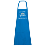 Personalised apron Queen of the apron Mothers day gift Mother's day Housewarming Queen gift Gift for mum Present for mum Present for nan Kitchen apron Black apron Printed apron Queen of the kitchen apron Azure apron