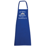 Personalised apron Queen of the apron Mothers day gift Mother's day Housewarming Queen gift Gift for mum Present for mum Present for nan Kitchen apron Black apron Printed apron Queen of the kitchen apron Royal blue apron