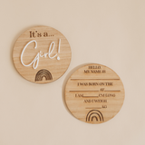 Baby announcement, Hello world, Baby discs, Gender reveal, It's a girl, It's a boy, Hello world, New baby, Baby shower, Baby gift, Newborn baby, Baby shower gift, Gender reveal gift, Baby shower present, Baby present, Announcement plaque, Baby plaque, Gender plaque, Baby announcement plaque, Hospital discs, Hospital plaques, Rainbow baby, Rainbow newborn, 