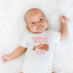 Happy First Mother's Day Onesie - Bear Design