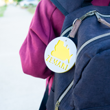 Keyring - Silhouette with Name