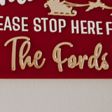 Christmas - Santa Please Stop Here