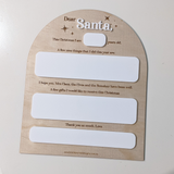 Dear Santa Plaque