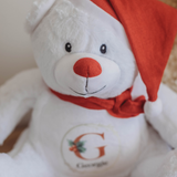 Christmas Plush - Holly Monogram