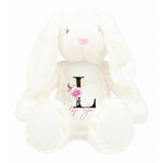 Plush Toy - Initial with Pink Floral design