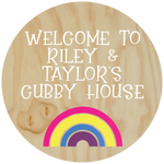 Cubby House Sign - Various Designs
