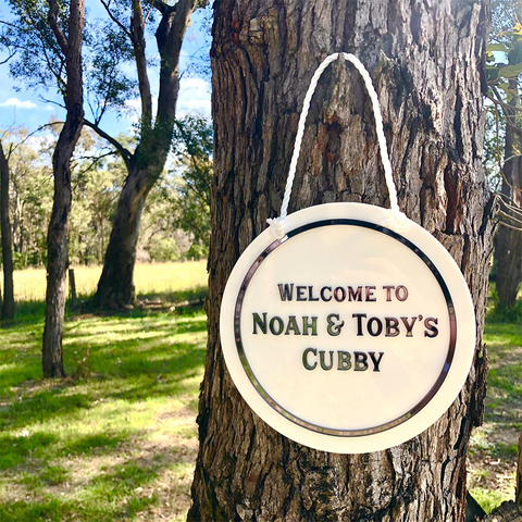 Cubby House Sign - Various Designs