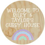 Cubby House Sign - Various Designs