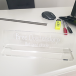 Desk Name Plaque - Engraved