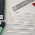 Desk Name Plaque - Engraved