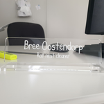 Desk Name Plaque - Engraved