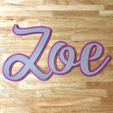 Personalised Name Plaque - Double Layer