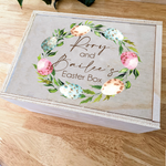 Easter and Christmas Reversible Lid Keepsake Box