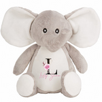 Plush Toy - Initial with Pink Floral design