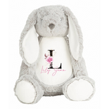 Plush Toy - Initial with Pink Floral design