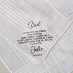 Handkerchief with White Stripe