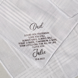 Handkerchief with White Stripe