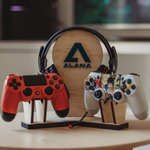 Headphone Stand with and without Controller Holders