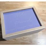 Keepsake Box - Birth Details  - Engraving Only