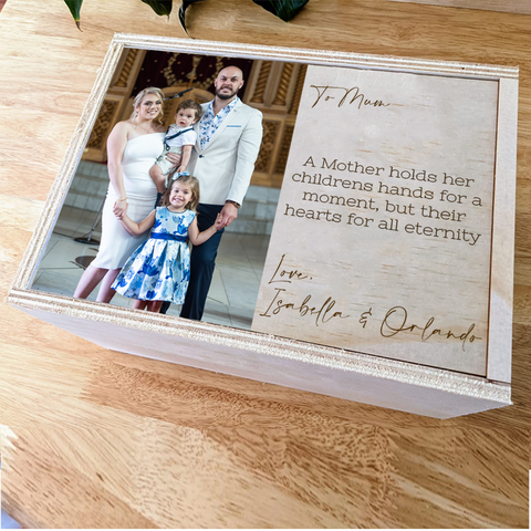 Keepsake Box - Mother's Day Box with Portrait Photo