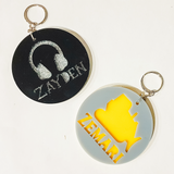 Keyring - Silhouette with Name