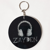 Keyring - Silhouette with Name