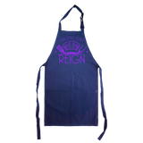 Kids Blue Apron Full Length Personalised Little Chef Purple