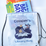 Drawstring Library Bag - 4 Designs