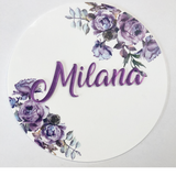 Printed Sign Plaques - Lilac Flowers