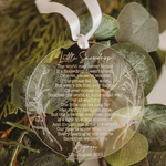 Infant loss Miscarriage gift Miscarriage Miscarriage rememberance Baby memorial gift Little snowdrop Baby Loss Appropriate sympathy gift Funeral gifts Memorial gift Bereavement gift Sympathy gift Condolence gift Personalised Remembrance gift Funeral gifts for family members Funeral gifts instead of flowers Funeral gifts for guests Commemorative baby gifts Baby keepsakes How do you honour a deceased baby What do you do for a baby for remembrance How do you memorialize a baby