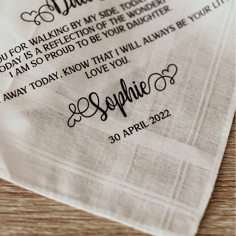 Handkerchief with White Stripe