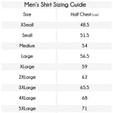 Men's Modern Fit T-Shirt - Sizing Chart