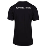 Men's Modern Fit T-Shirt - Back and Centre Text Only