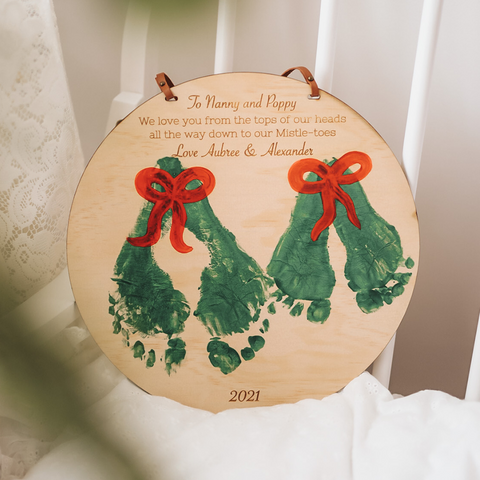 Christmas - Mistle-toes Plaque