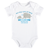 Happy First Mother's Day Onesie - Elephant Design