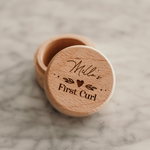 Mini Round Keepsake Box - Heart Design
