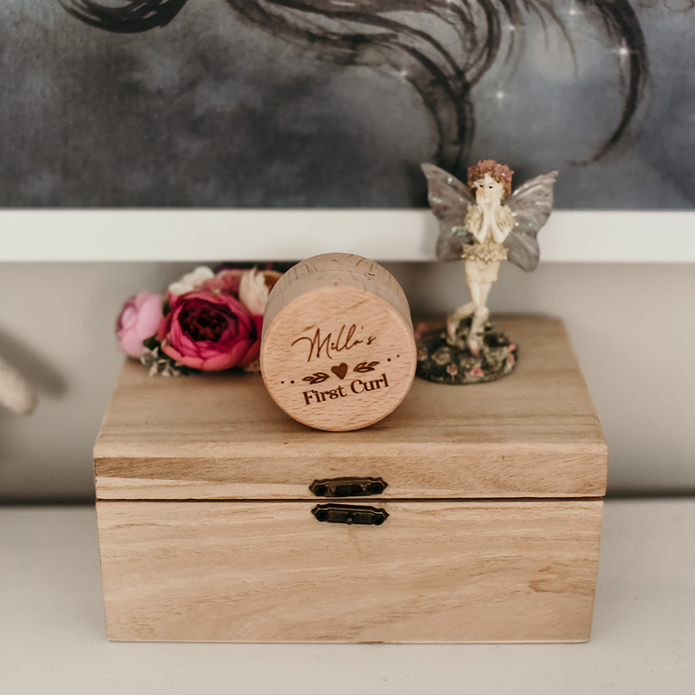Mini Round Keepsake Box - Heart Design – BlackOrchidDesigns
