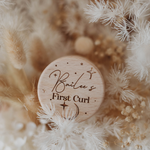 Mini Round Keepsake Box - Moon and Stars Design