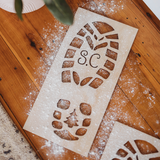 Christmas - Santa Boots Stencil